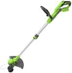 Greenworks 40V Akku Rasentrimmer & Kantenschneider mit Rad f&uuml;r klein-mittelgro&szlig;e