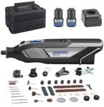Dremel 8240 Akku-Multitool 12V 2Ah, Multifunktionswerkzeug Set mit 2 Akkus, 5 Auf-und