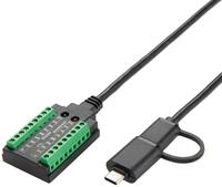 EXSYS EX-1303 USB 2.0 zu 1 x Seriell RS-232/422/485 und TTL Kabel mit 18-Pin...