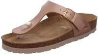 Rohde Damen Zehentrenner Pantolette Metallic-Optik Alba 5600, Gr&ouml;&szlig;e:36 EU,