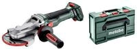 metabo Akku-Flachkopf-Winkelschleifer WVBF 18 LTX BL 15-125 Quick - 18 V, Scheiben-&Oslash;