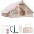 VEVOR Aufblasbare Zelte f&uuml;r Camping 4x3x2 m, 5&ndash;8 Personen, 300D Oxford