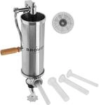 BROWIN&reg; Manuell Wurstf&uuml;ller aus Edelstahl 311007 | 2,5 kg vertikale Wurstmaschine 