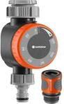 Gardena Mechanische Wasserzeitschaltuhr mit Durchflussregelung 31169 Braun/A