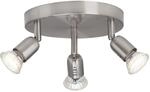Brilliant Lampe Loona LED Spotrondell 3flg eisen | 3x LED-PAR51, GU10, 3W