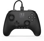 PowerA Kabelgebundener Advantage-Controller f&uuml;r Nintendo Switch 2 - Schwarz,