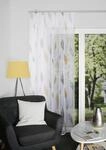 HOMEbasics - bedruckter Voile Vorhang &bdquo;Paolo - ideal f&uuml;r stilvolle Wohnr&auml;ume -