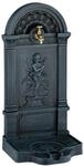Relaxdays Standbrunnen, antik, Engel-Design, mit Wasserhahn & Becken, HxBxT:...