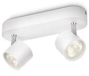 Philips myLiving Star 2-er LED Spots (11,5 W), dimmbare Deckenspots mit warmwei&szlig;em