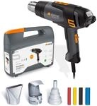 Steinel Hei&szlig;luftpistole HM 2320 E Set, inkl. D&uuml;sen und Schrumpfschl&auml;uche, 2300 W