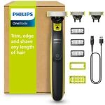 PHILIPS OneBlade 360 Face & Body - elektrischer Rasierer, Trimmer & Bodygroomer, 3x