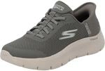 Skechers Damen Go Walk Flex Grand Entry Slip-On, Olivfarbener Textilbesatz, 37 EU