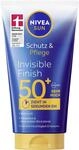 NIVEA SUN Schutz & Pflege Invisible Finish LSF 50+, wasserfester Sonnenschutz...
