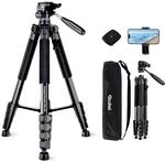 Rollei Compact Traveler Star S4, 188cm Kamera Stativ Leicht Kompakt aus Aluminium