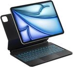 Inateck Tastatur H&uuml;lle f&uuml;r iPad Air 11 M4 /M3/M2, Freitragender St&auml;nder