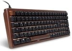 Sharkoon Skiller SGk50 S2 Wood, PBT, RGB Gaming Keyboard, 96% DE-Layout