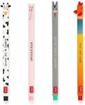LEGAMI - 4er Set Gel Radiergummi Farm Sweet Farm Stifte, mit hitzeempfindlicher,