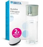 BRITA Wasserfilterflasche Modell Vital, Hellgr&uuml;n, 600 ml, mit 2 MicroDisc-Filtern,