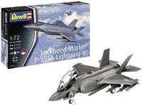 Revell Modellbausatz Lockheed Martin F-35A Lightning II &ndash; 1:72 Tarnkappenflugzeug,