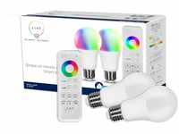 tint 2er-Set Smarte LED-Birnen E27 + Fernbedienung – Steuerbar per Alexa oder