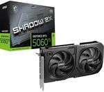 MSI GeForce RTX 5060 Ti 16G Shadow 2X OC Plus - 16GB GDDR7 (28Gbps/128-bit), PCIe 5,
