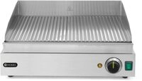 HENDI Grillplatte, Entnehmbare Festtschublade, Temperatur bis 300&deg;C regelbar,