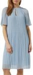 Comma Flie&szlig;endes Plissee-Kleid aus Chiffon mit All-Over-Print