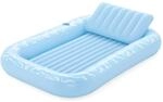 Bestway Aufblasbare Sonnenliege 203 x 137 cm &ndash; Gro&szlig;e Poolliege & Wasserlounge f&uuml;r