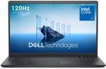 Dell 15 Laptop DC15250 15.6" FHD (1920 x 1080) 120Hz, Intel Core 3 100U, Intel UHD