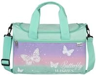 Scooli - Butterfly Wishes Sporttasche f&uuml;r Kinder - Ger&auml;umiges Hauptfach -