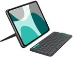 Logitech Flip Folio, Tastaturetui f&uuml;r iPad Pro 11 Zoll (M4) & iPad Air 11 Zoll...