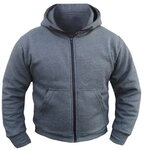 Australian Bikers Gear Motorradjacke mit Kapuze - CE-Protektoren - 100% Kevlar-Schutz