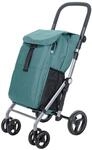 Carlett Einkaufstrolley mit 4 R&auml;dern, faltbar, 53 L Tasche bis 15 kg + 10 L