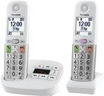 Panasonic KX-TGU432EXW digitales schnurloses Telefon mit Anrufbeantworter,