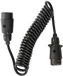 ProPlus 2259 343509 Spiralkabel 3 Meter mit 2X Steckern m&auml;nnlich 7-poliges