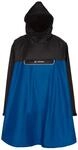VAUDE Valero Poncho, Regenponcho mit &Auml;rmeln, wasserdicht und winddicht, dark