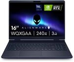 Alienware 16x Aurora Gaming Laptop AC16251 16" WQXGA 240Hz G-Sync Display, Intel Core