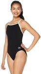 Speedo Damen-Badeanzug, einteilig, Endurance+, Flyback, einfarbig, Teamfarben f&uuml;r