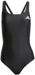 adidas Damen V-Back Swimsuit Swimwear, Black, 34