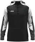 JAKO Kinder Zip-Hoodie Dynamic, schwarz/wei&szlig;/anthrazit, 152