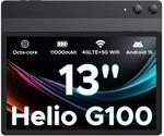 Tab E3 Pro Android 15 Tablet 13 Zoll FHD+ Helio G100 Octa-Core 32GB RAM+256GB ROM