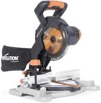 Evolution Power Tools R185CMS Li Akku-Gehrungs- und Kapps&auml;ge mit Mehrzweck-Schneide,