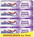 Odol-med3 Zahnpasta White and Shine, Whitening Effekt, glatte Z&auml;hne, Anti