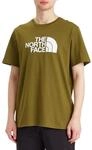 THE NORTH FACE NF0A8A6CTOE M S/S Easy Tee T-Shirt Herren Forest Olive/TNF White