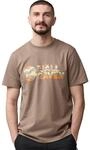 Fj&auml;llr&auml;ven Herren Multicolor Logo T-Shirt, Suede Brown, XXL