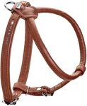 Hunter Hundegeschirr Round & Soft Canadian UP, Farbe: Cognac, weiches, geschmeidiges