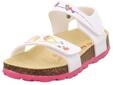 Superfit Weiblich FUSSBETTPANTOFFEL Wei&szlig;/Pink 1040