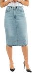 Levi's Hr Back Slit Skirt Riveting Clean Hem