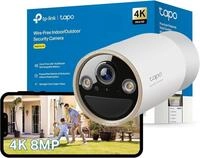 Tapo C460 4K 8MP &Uuml;berwachungskamera Aussen Akku, Starlight-Farb-Nachtsicht,