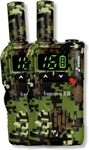Stabo Elektronik 20330 - Funkhandy 2er Set Freecomm 330, Camouflage Gr&uuml;n, 2